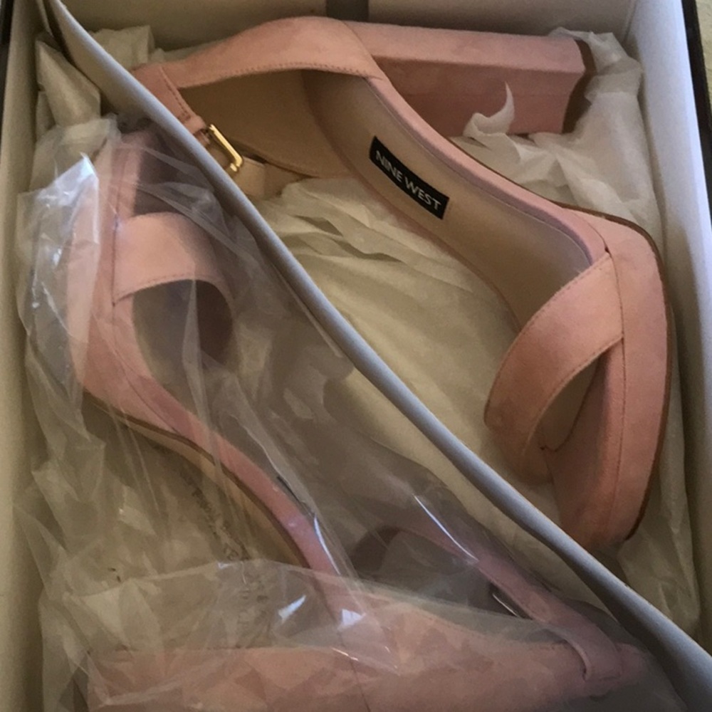Pink Suede sandals